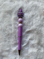 Balpen paars bling bling